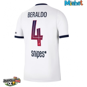 Paris Saint-Germain Lucas Beraldo #4 Vieraspaita 2026-27 Lyhythihainen